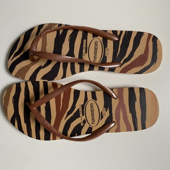 HAVAIANAS SLIM ANIMAL NWOT - Picture 2 of 3